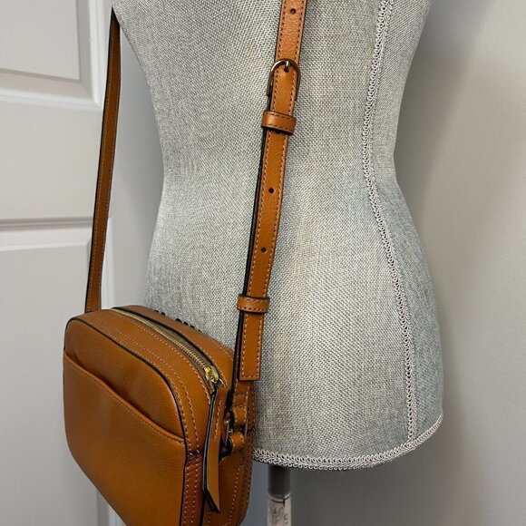 Fossil Liza Camera Bag - Saddle NWT - Picture 5 of 5